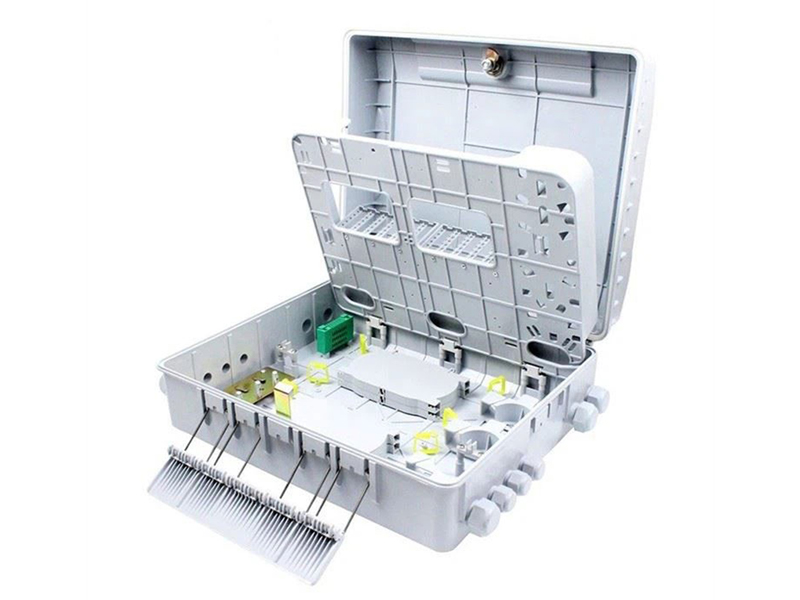 FTB-AT72B-1 FTTH 72 Core Optical Fiber Junction Box 48C Distribution Point 72F Optic Termination Access Module Splitter