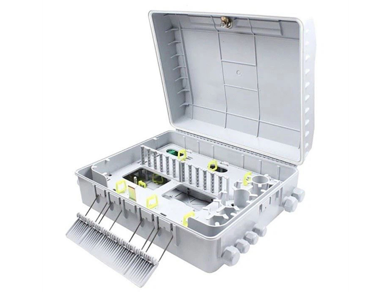 FTB-AT72B-1 FTTH 72 Core Optical Fiber Junction Box 48C Distribution Point 72F Optic Termination Access Module Splitter