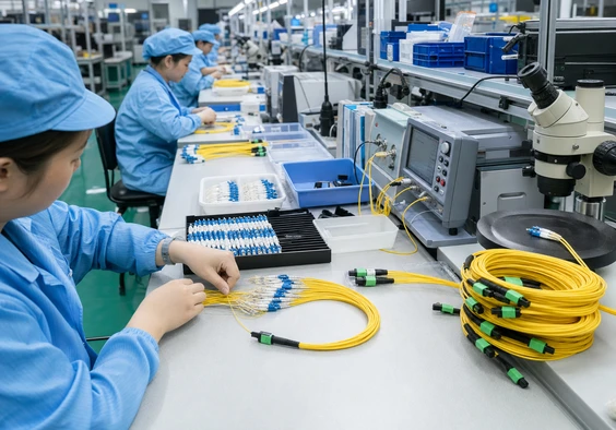 How Does Alteoptic Manufacture MPO/APC to 8LC/UPC Fiber Assemblies for Shipment to the US?