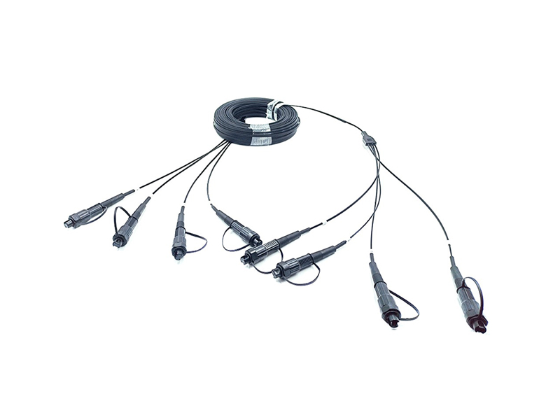 4 cores 2.0*5.0mm aerial patch cords with huawei mini sc waterproff connector
