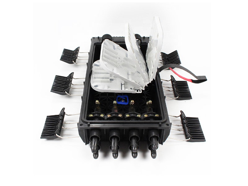 SC-ATH048-09 FTTh 48 Port Fiber Optic Enclosure Box Optical Closure Outdoor Junction Box 48 Core Splice Box