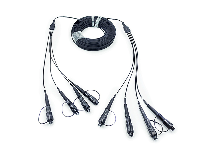 4 cores 2.0*5.0mm aerial patch cords with huawei mini sc waterproff connector