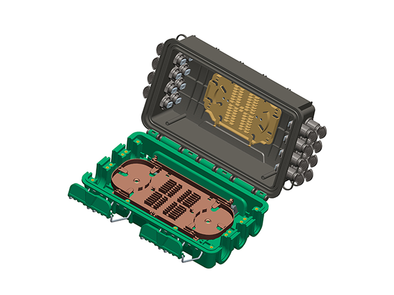 16 Ports Fiber Optic Nap Box for Outdoor Drop Cable Termination Waterproof