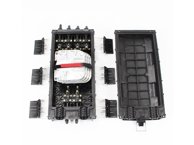 SC-ATH048-09 FTTh 48 Port Fiber Optic Enclosure Box Optical Closure Outdoor Junction Box 48 Core Splice Box