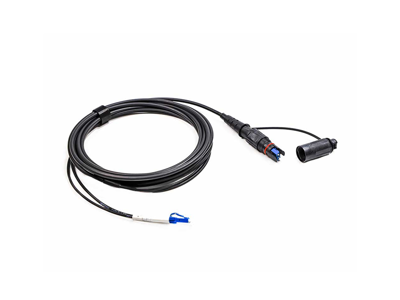 2 Cores optitap LSZH DLC Optical Cable Assembly Outdoor 4.8m Drop cable patch cords for optitap RRU
