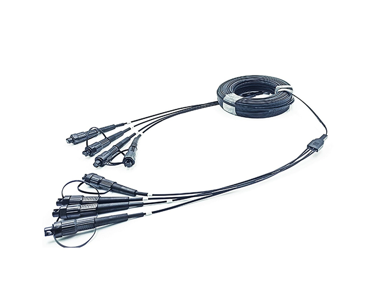 4 cores 2.0*5.0mm aerial patch cords with huawei mini sc waterproff connector