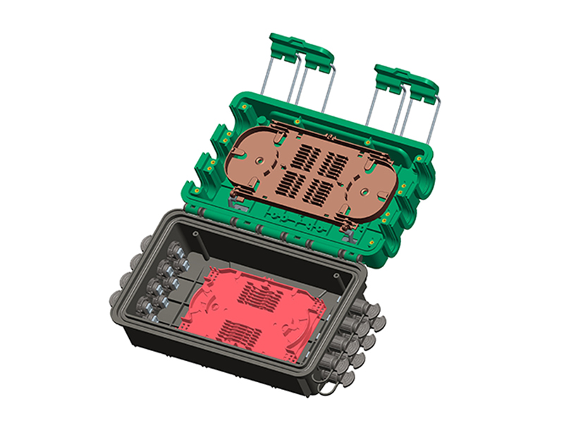 16 Ports Fiber Optic Nap Box for Outdoor Drop Cable Termination Waterproof