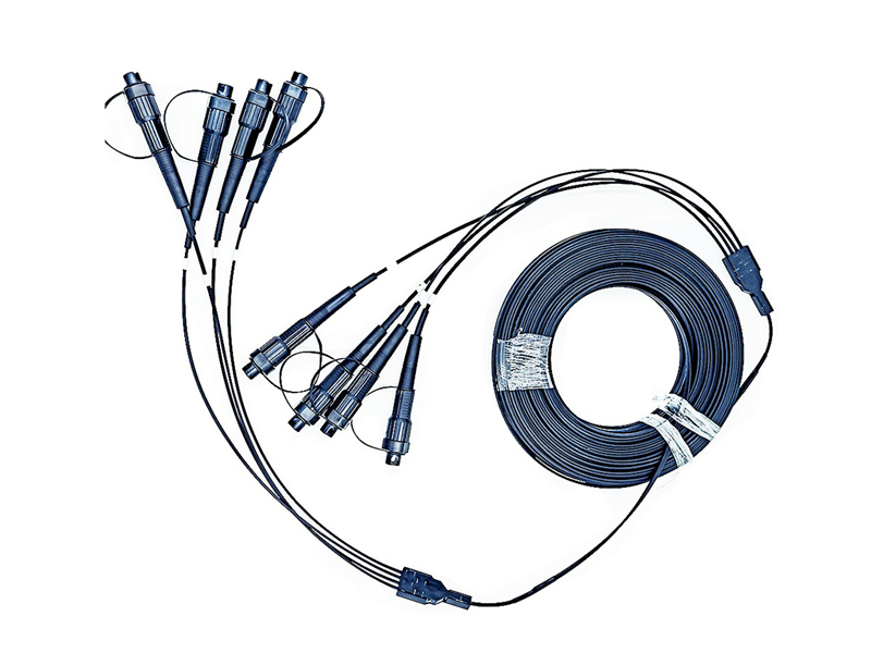 4 cores 2.0*5.0mm aerial patch cords with huawei mini sc waterproff connector