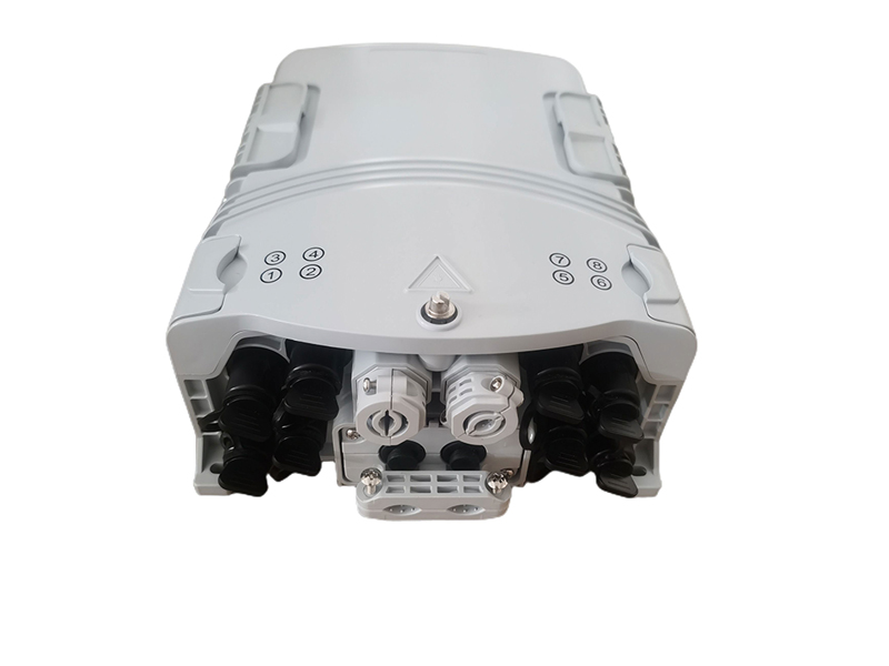 FTTH With Waterproof Mini SC Adapter Fiber Optic Terminal Box 8 Cores Fiber Optic Distribution Boxes