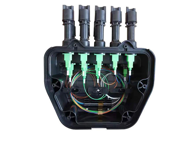 Wall Mount Pole Mount No Cutting Cable Type FTB 10 Core FTTH Fiber Optic Distribution Box