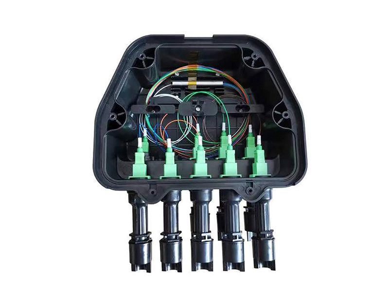 Wall Mount Pole Mount No Cutting Cable Type FTB 10 Core FTTH Fiber Optic Distribution Box