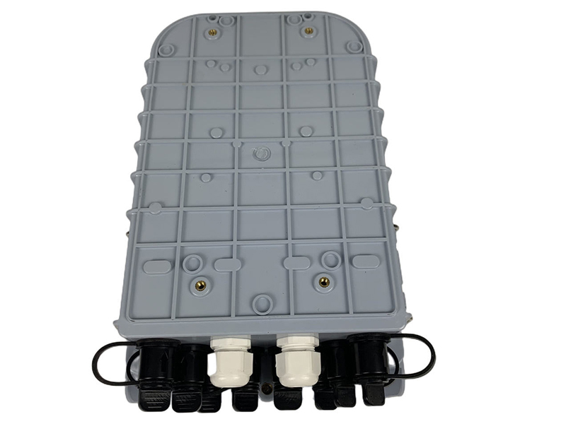 FTTH fiber optic distribution box 2 inlet 8 outlet outdoor fiber optic box factory out 16 Cores waterproof box