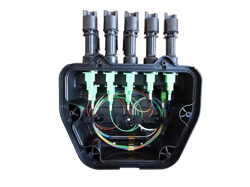 Wall Mount Pole Mount No Cutting Cable Type FTB 10 Core FTTH Fiber Optic Distribution Box