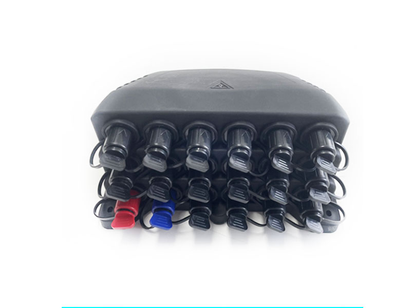 18 Port FAT CTO Outdoor Waterproof FTTH Pre-connectorized Fiber Optic Distribution NAP Box Access Terminal Box With Opt Adapters