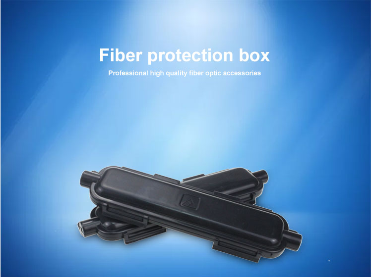 FTTH Outdoor Waterproof Fiber Optic Protection Box for Drop Cable Splicing