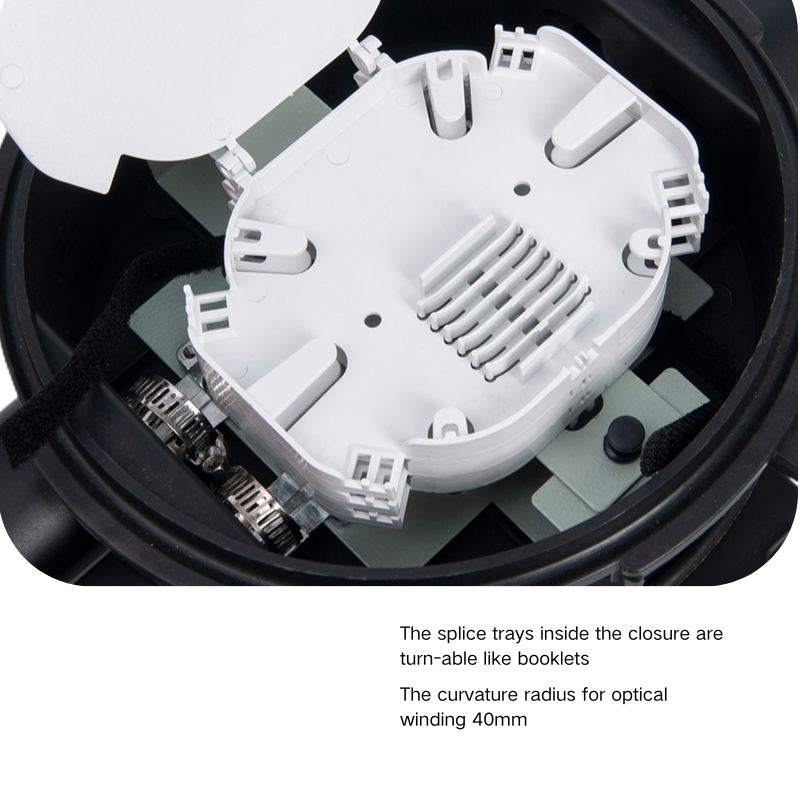 36 Core IP68 Outdoor Fiber Optical Pedestal Plastic ODP Optical Distribution Point Underground FTTH Fiber Optic Splice Closure