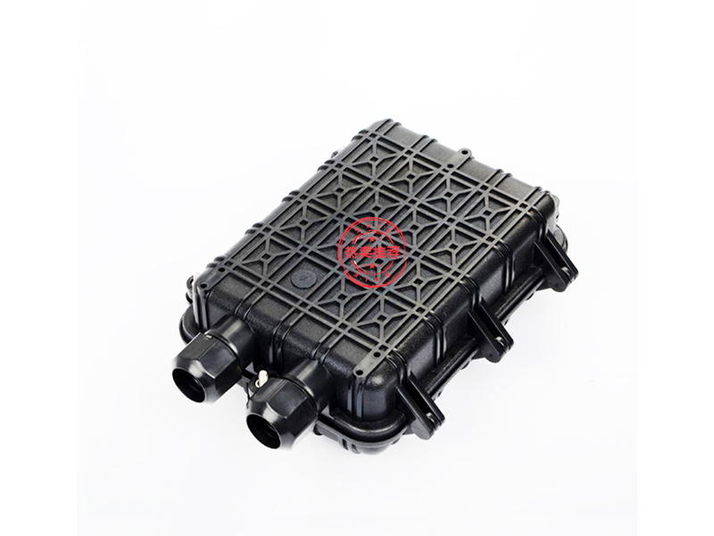 1 In 1 Out Horizontal Type 12 24 48 core Outdoor Waterproof Fiber Optic Splice Closure FTTH Junction Box Optical Fiber Joint Box