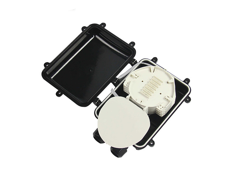 1 In 1 Out Horizontal Type 12 24 48 core Outdoor Waterproof Fiber Optic Splice Closure FTTH Junction Box Optical Fiber Joint Box