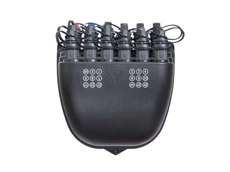 18 Port FAT CTO Outdoor Waterproof FTTH Pre-connectorized Fiber Optic Distribution NAP Box Access Terminal Box With Opt Adapters