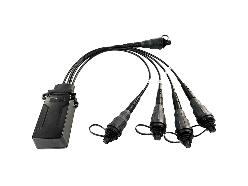FTTH Waterproof IP68 Grade Female OPT PLC Splitter Compatible Corning