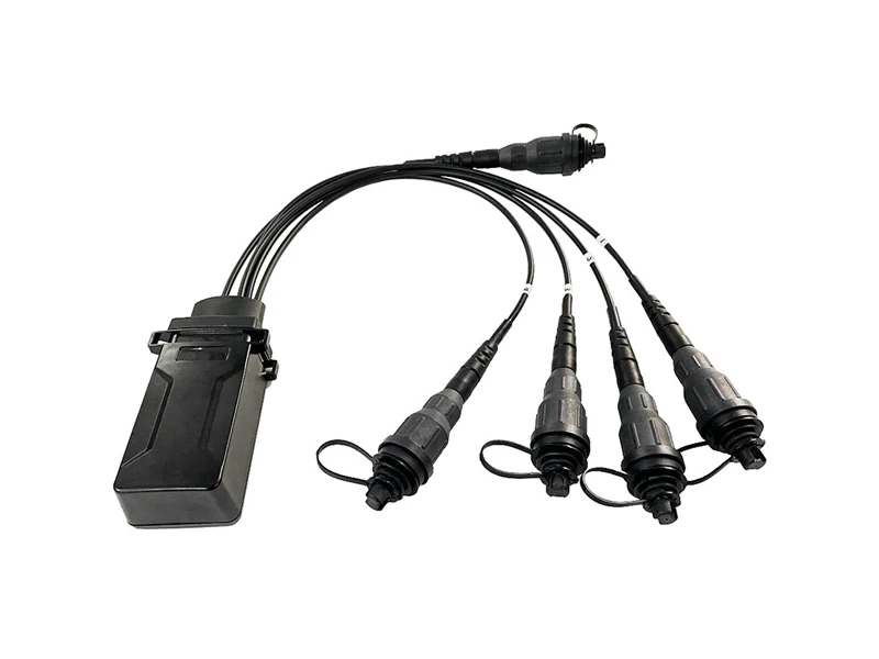 FTTH Waterproof IP68 Grade Female OPT PLC Splitter Compatible Corning
