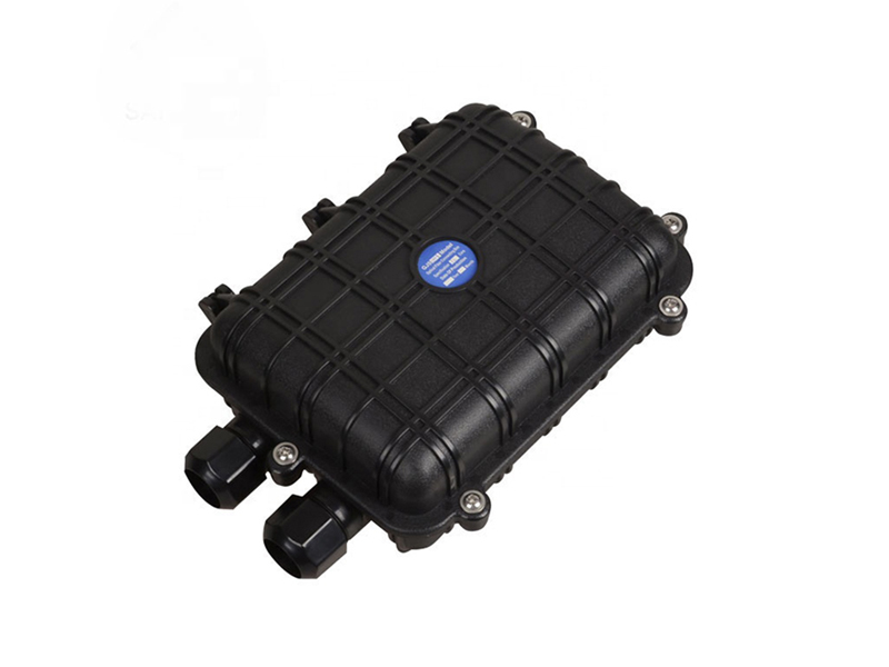 1 In 1 Out Horizontal Type 12 24 48 core Outdoor Waterproof Fiber Optic Splice Closure FTTH Junction Box Optical Fiber Joint Box