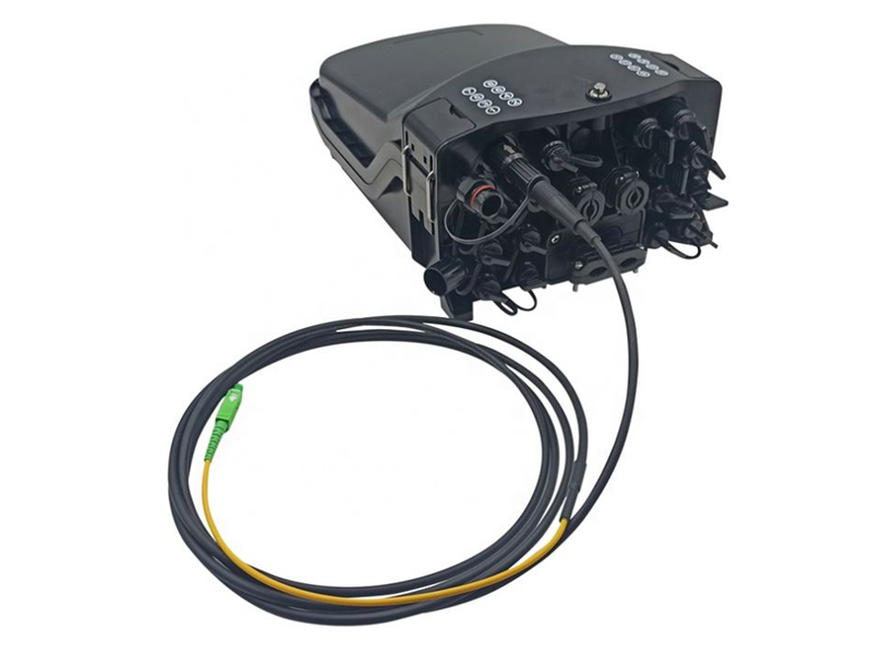 Outdoor Wall Mounting 16 Cores Waterproof Fiber Distribution Box with micro PLC splitter
