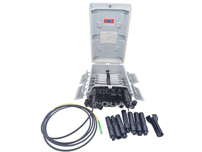 FTTH 16 Port Fiber Optic NAP Box PC+ABS Cable Distribution Box