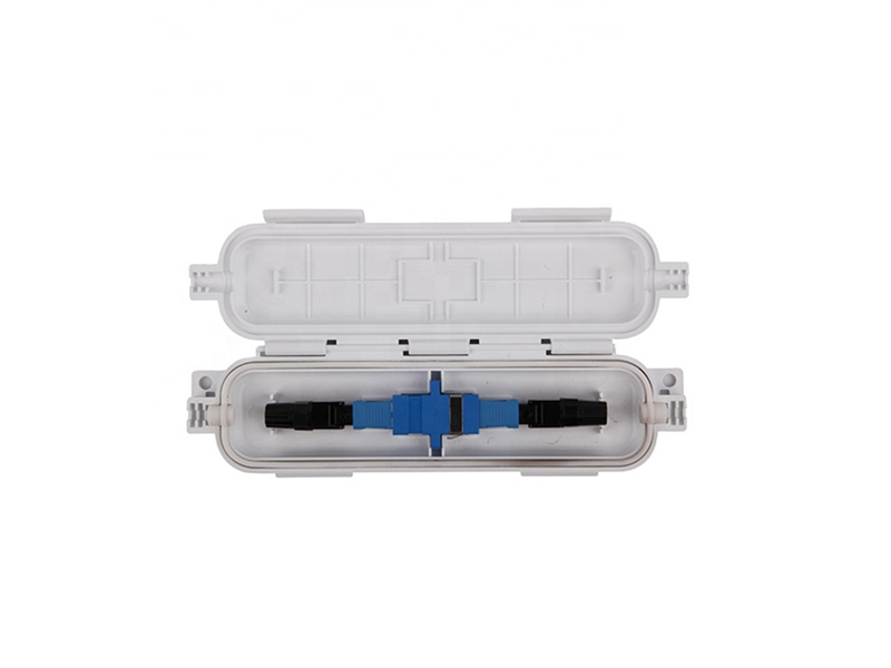 FTTH Outdoor Waterproof Fiber Optic Protection Box for Drop Cable Splicing