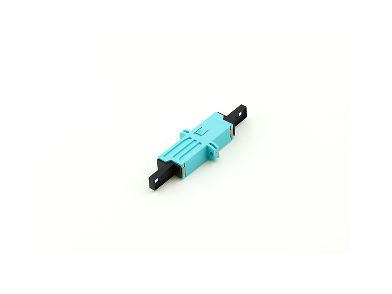 Original Plastic Shell E2000 Simplex Fiber Optic Adapter With/Without Flange