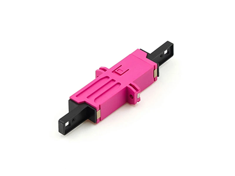 Original Plastic Shell E2000 Simplex Fiber Optic Adapter With/Without Flange