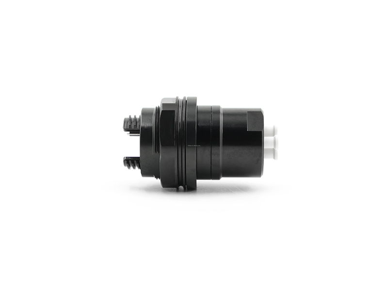 MIL-DTL-83526 HMA Compatible IP68 Harsh Environment 2core 4core Expanded Beam to LC Hybrid Connector Coupler Fiber Optic Adapter