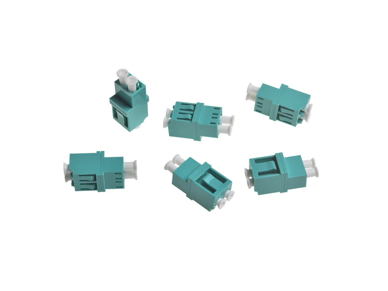 FTTH LC OM3 DX Fiber Optic Multimode Duplex Adapter