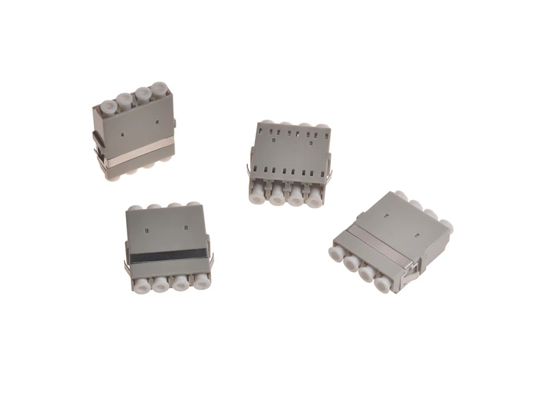 FTTH LC MM Quad Fiber Optic Multimode Quad Adapter