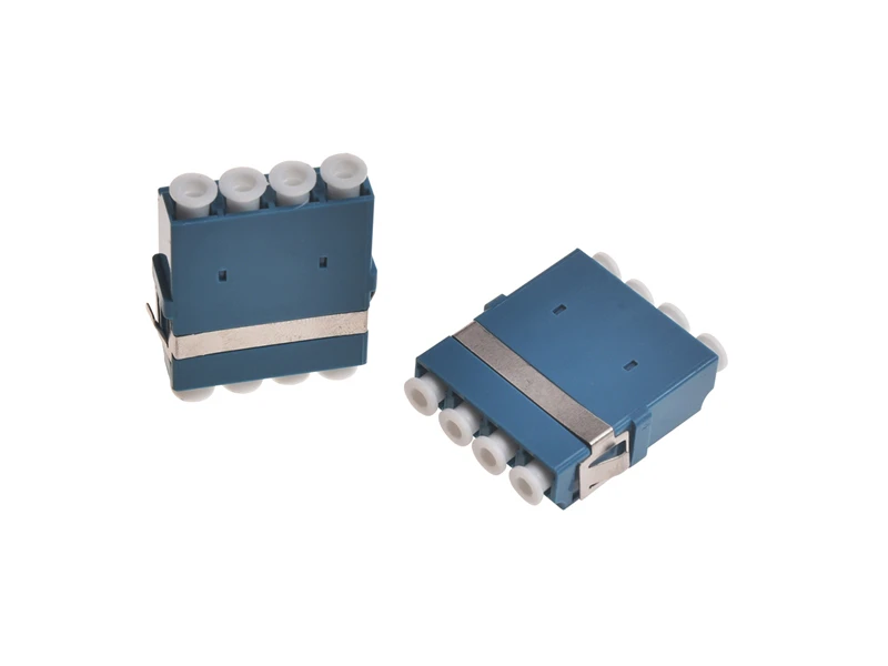 FTTH LC UPC SM Quad Fiber Optic Singlemode Quad Adapter