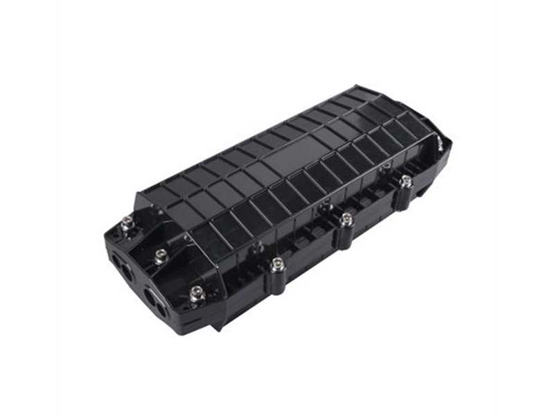 4+4 Inlet/outlet 144 cores horizontal splice closure IP68 ABS/PC fiber enclosure FOSC