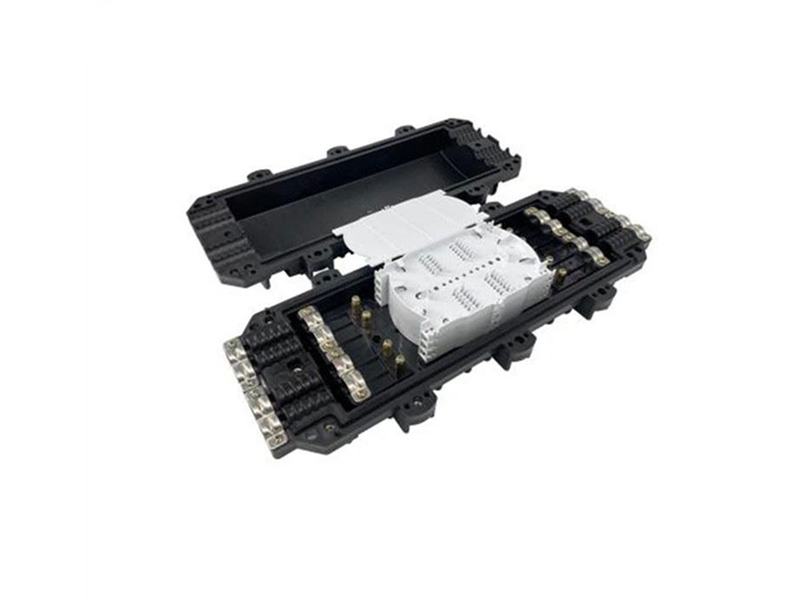 96 Core Fiber Optic Closure Waterproof IP68 4 in 4 out fiber optic splice closure horizontal fiber joint closure box