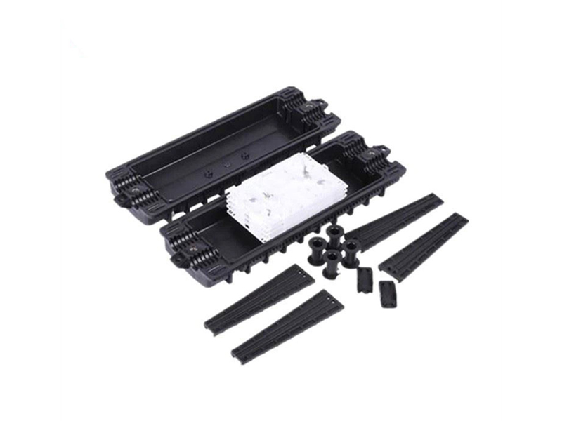 96 Core Outdoor Fiber Optic Enclosure 2 in 2 out Horizontal Cable Splice Closure Box Fiber Optic Join Box