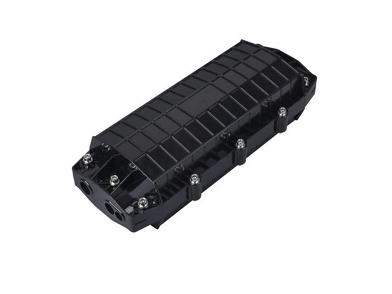 3+3 Inlet/outlet fiber optic splice closure 144 FOSC horizontal type fibre joint box