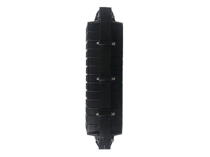 3+3 Inlet/outlet fiber optic splice closure 144 FOSC horizontal type fibre joint box