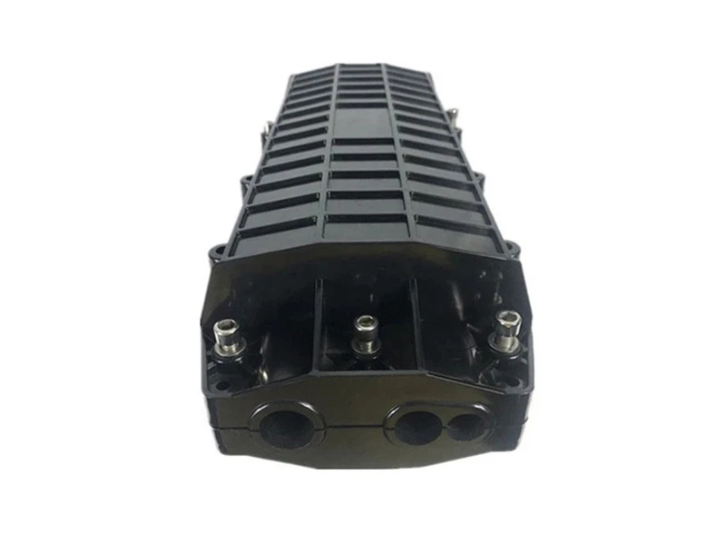3+3 Inlet/outlet fiber optic splice closure 144 FOSC horizontal type fibre joint box