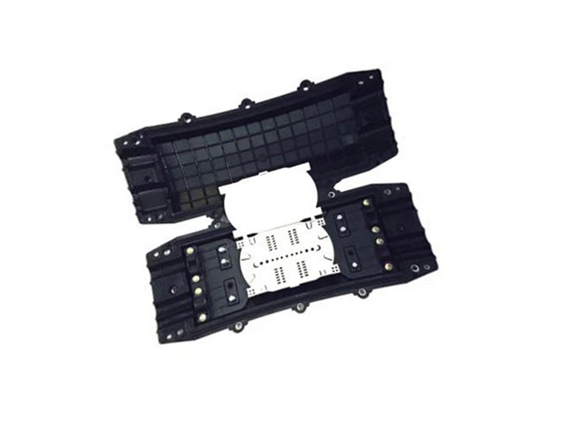 3+3 Inlet/outlet fiber optic splice closure 144 FOSC horizontal type fibre joint box