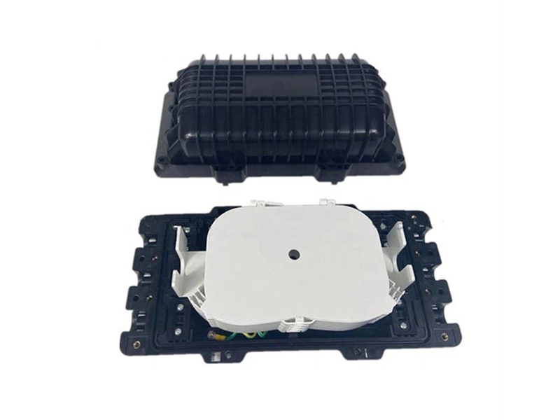 120 Cores Horizontal 3 In 3 Out  Fiber Optic Splice Enclosure