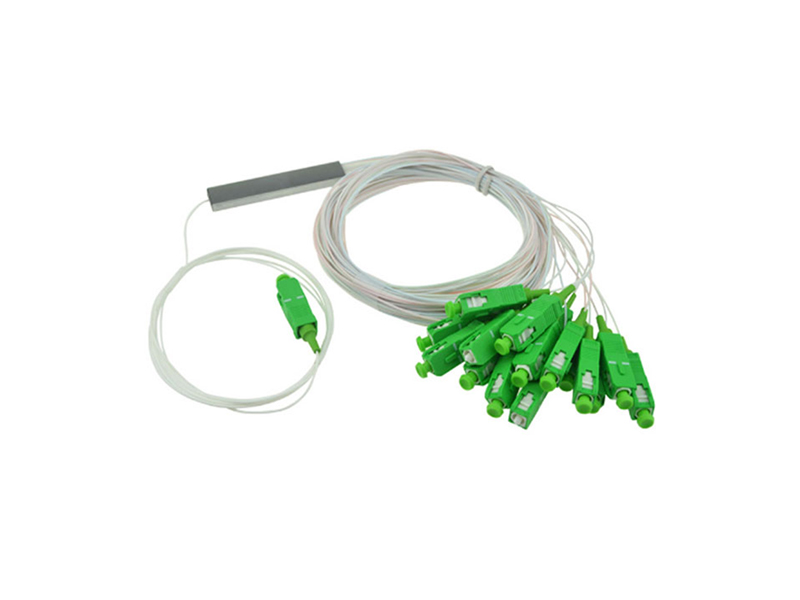 Micro Fiber Optic PLC Splitter 1x16 SC/APC Single Mode G657A1/A2 /G652D 900um Steel Tube Mini FTTH PON CATV GPON/BPON/EPON