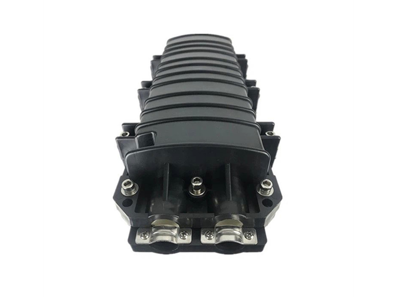 2+2 	 Inlet/outlet 96 cores Outdoor Waterproof OEM Fiber Optic Splice Closure Fibre Enclosure Horizontal Type