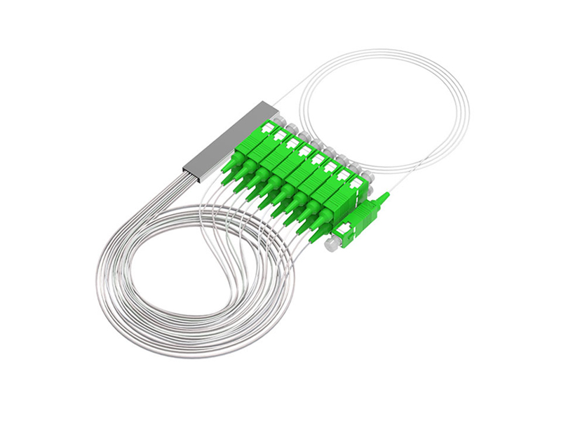 Micro Fiber Optic PLC Splitter 1x16 SC/APC Single Mode G657A1/A2 /G652D 900um Steel Tube Mini FTTH PON CATV GPON/BPON/EPON