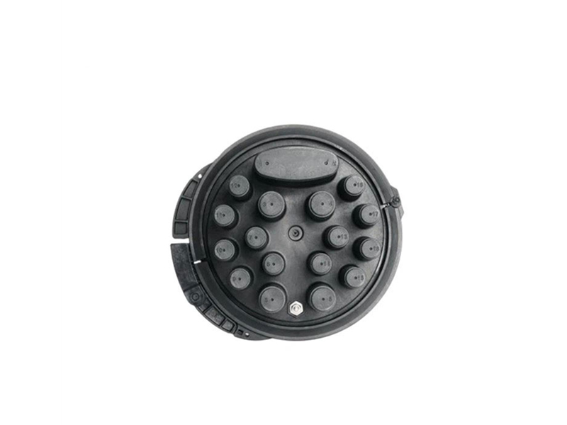 1+16 Inlet/outlet Heat shrinkable 144cores Access Points Splice Closure