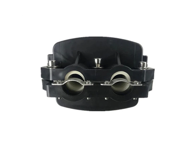 2+2 	 Inlet/outlet 96 cores Outdoor Waterproof OEM Fiber Optic Splice Closure Fibre Enclosure Horizontal Type
