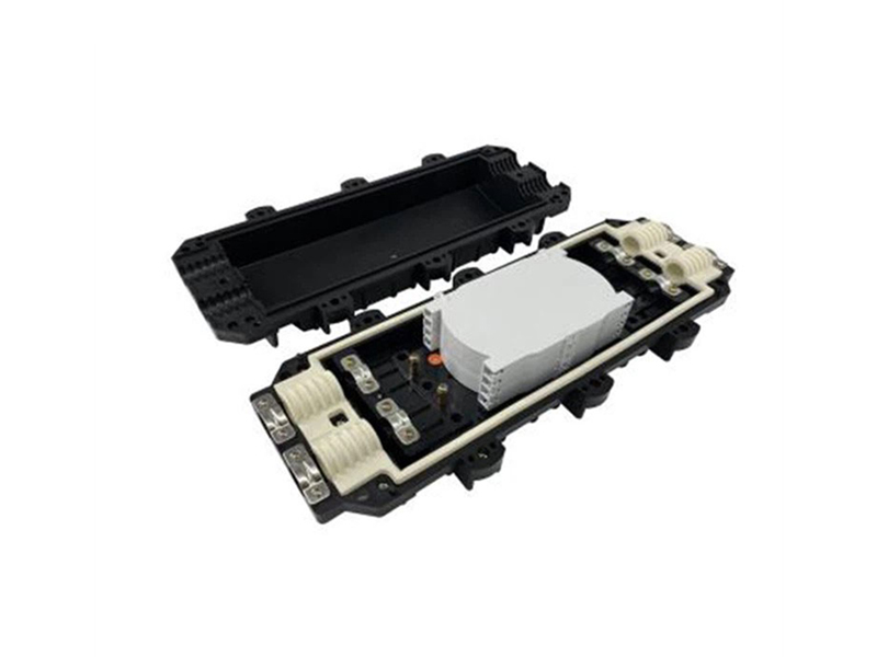 2+2 	 Inlet/outlet 96 cores Outdoor Waterproof OEM Fiber Optic Splice Closure Fibre Enclosure Horizontal Type