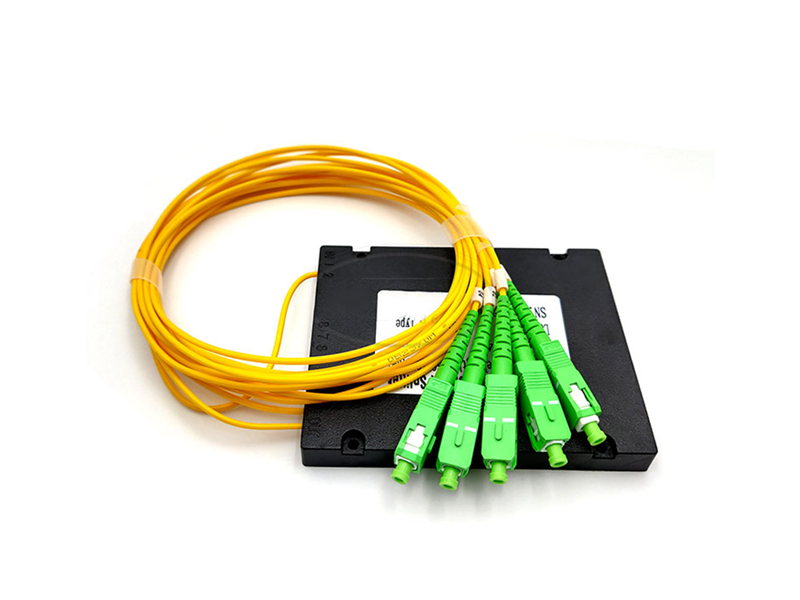 1x4 Sc Apc Abs Plastic Box Type Ftth Optical Fiber PLC Splitter